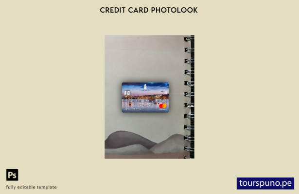 listo para imprimir plantilla frontal de aspecto fotográfico mastercard de Malta